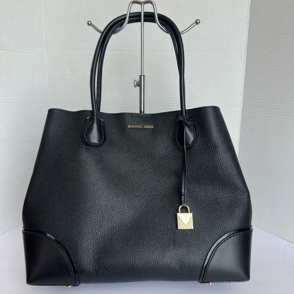 Michael Kors Mercer Gallery Medium Leather Satchel - Picture 4 of 13